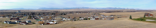 City of Choteau looking west
